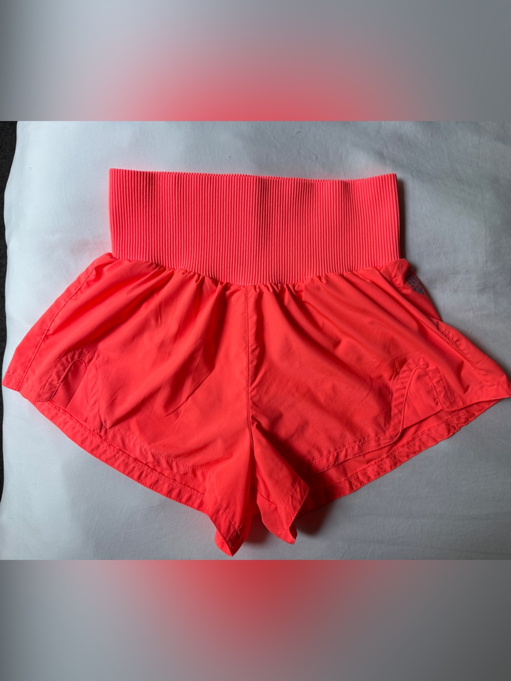 Free People Movement Carpe Diem Shorts - Neon Coral